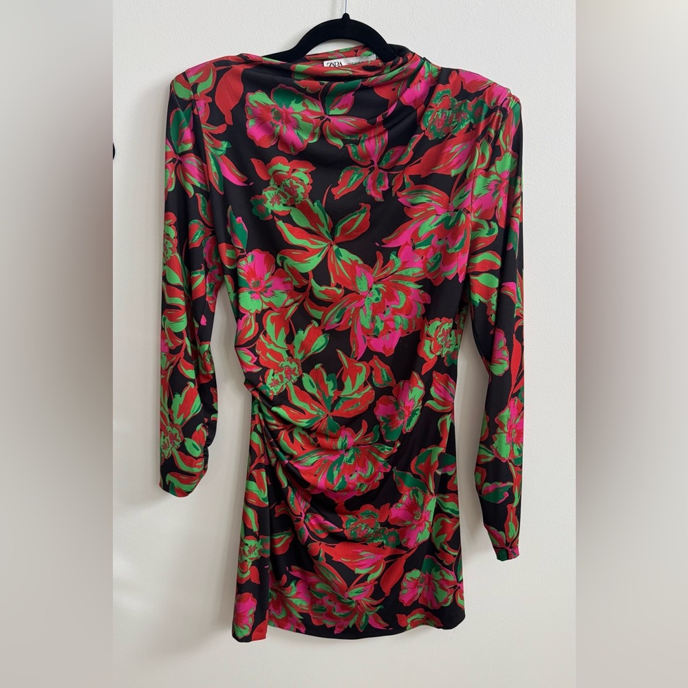 Zara Ruched Bodycon Dress